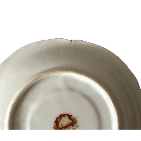 Royal Sealy China Demitasse Tea Cup and Saucer with Rose Design‎ - Vintage - Picture 8 of 8